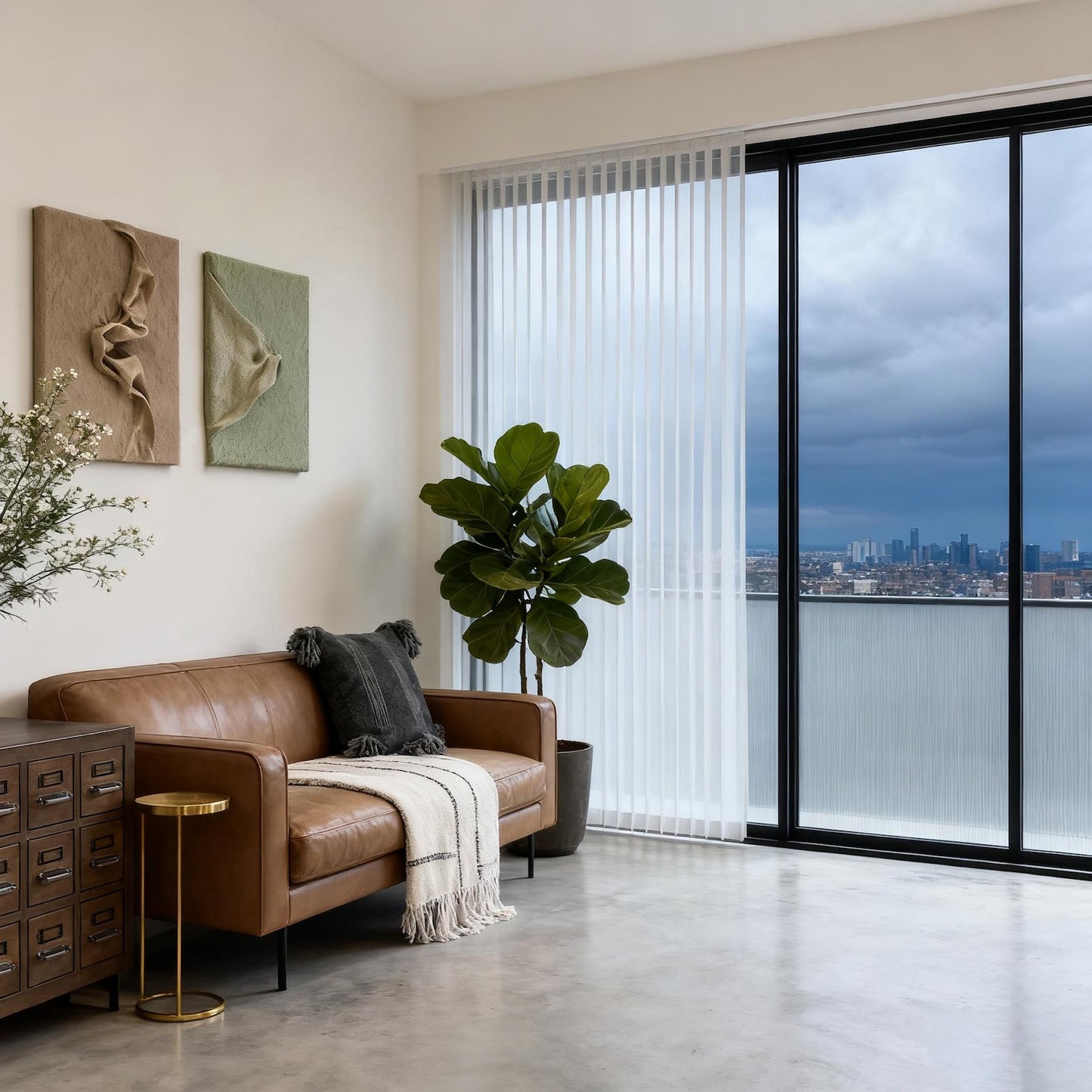 3D Textured Relief Wall Panel – Charcoal Matte