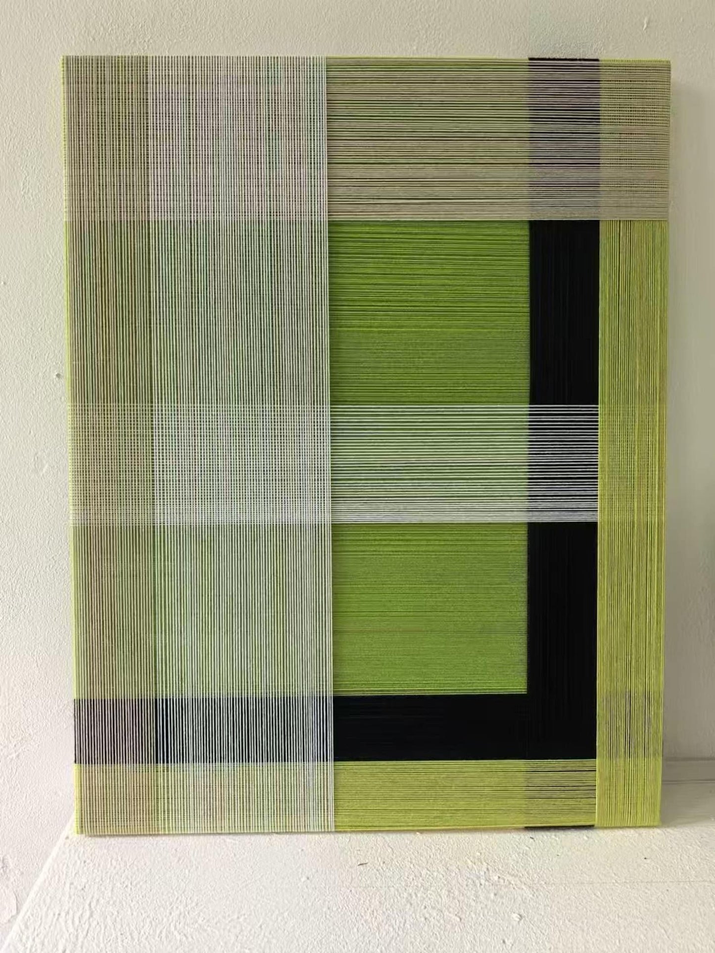 Handwoven Cotton Wall Hanging – Geometric Colour Block